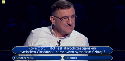 "Milionerzy" – co jest symbolem Szkocji? Gdyby Zbyszek zaryzykował, miałby ćwierć miliona!