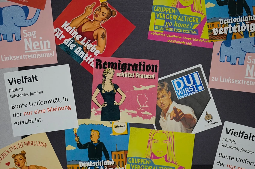 Promo materijal na osnivanju omladinske organizacije AfD-a u Gisenu, Nemačka, 29. novembra