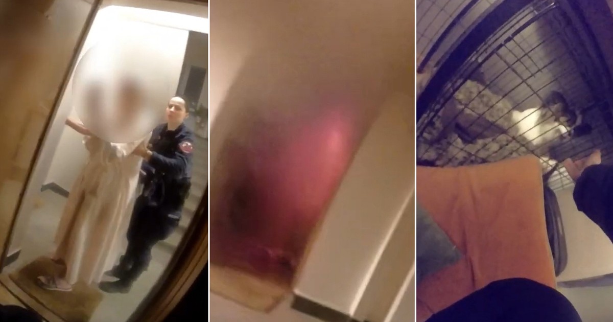 "Jeszcze jest córka!" Kamera na mundurze zarejestrowała dramatyczną akcję