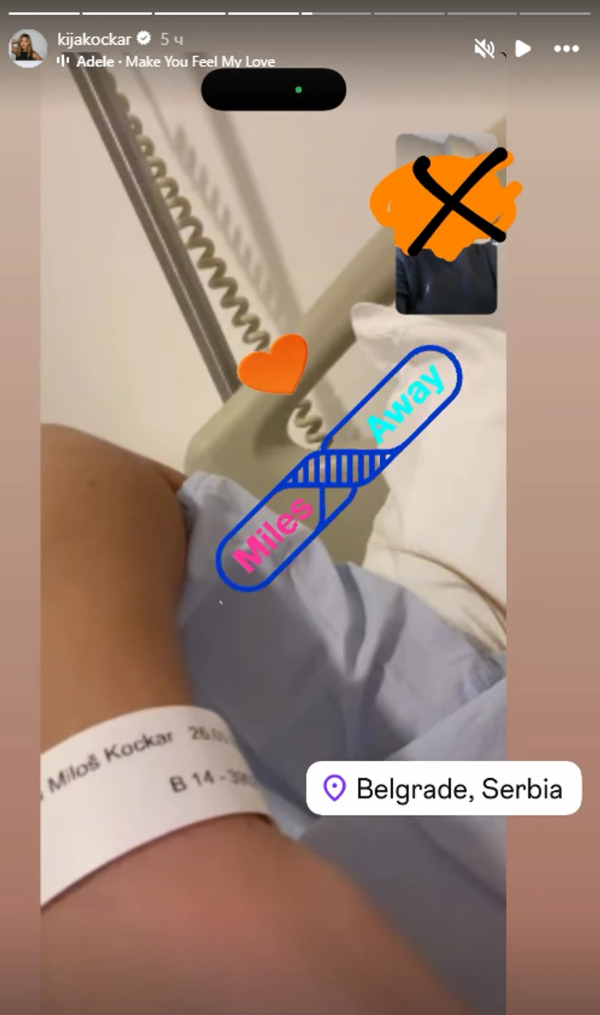 "Niko kao ti, ponosan na tebe..." Kija Kockar je operisana, a u bolničku sobu joj je stigao buket cveća