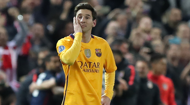 Lionel Messit hibáztatják a BL-kiesés miatt/Fotó: AFP