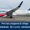 Novi erbas A320 Er Srbije YU APT obavio prvi let u bojama nacionalne avio-kompanije