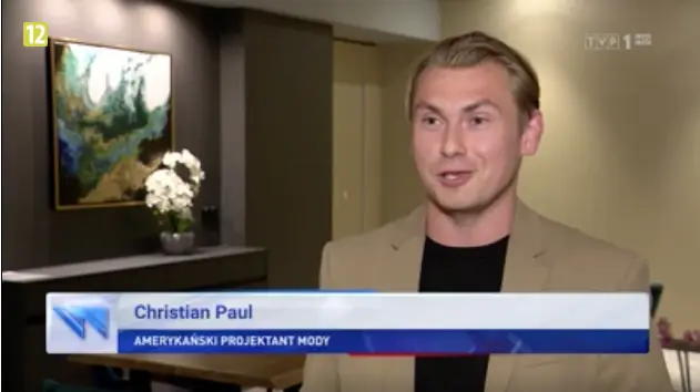 Christian Paul - (bardzo tajemniczy) amerykański projektant? / Kadr z materiału TVP