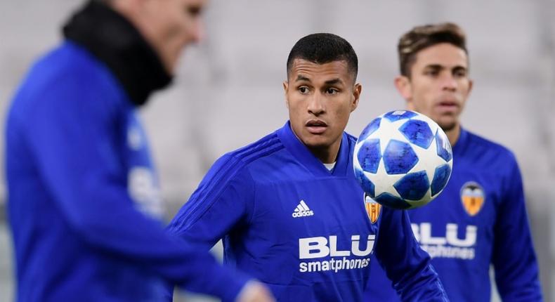 Jeison Murillo has been out of favour at struggling Valencia this season