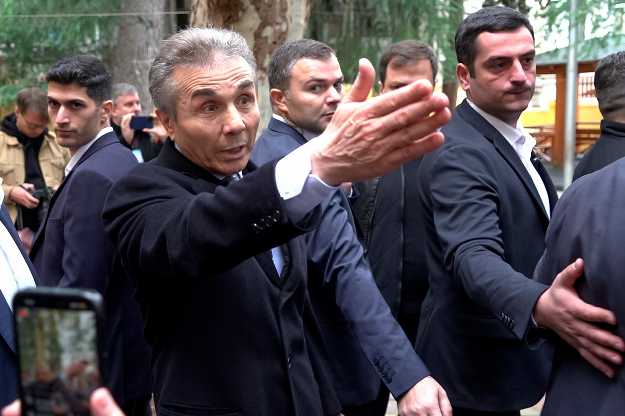 Gruzínsky oligarcha a zakladateľ vládnej strany Gruzínsky sen Bidzina Ivanišvili.