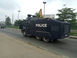 Yoruba Nation Rally Security Operatives Occupy Gani Fawehinmi Park In Lagos Pulse Nigeria