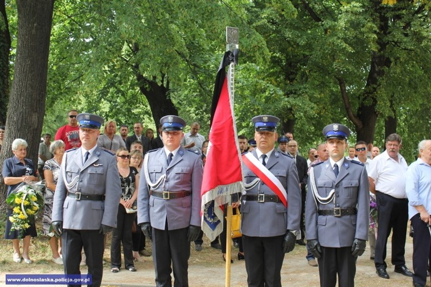 Policjanci pożegnali bohatera