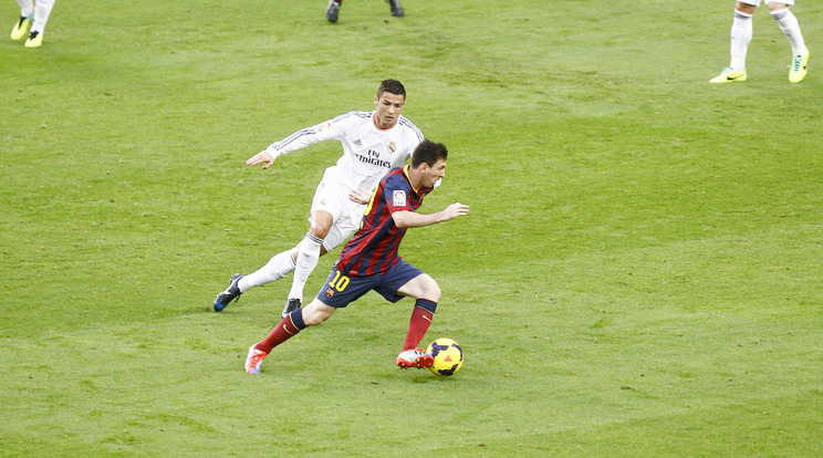 Áprilisban feszül egymásnak újra Ronaldo és Messi /Fotó: AFP