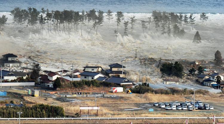A 2011-es cunami Japánban.