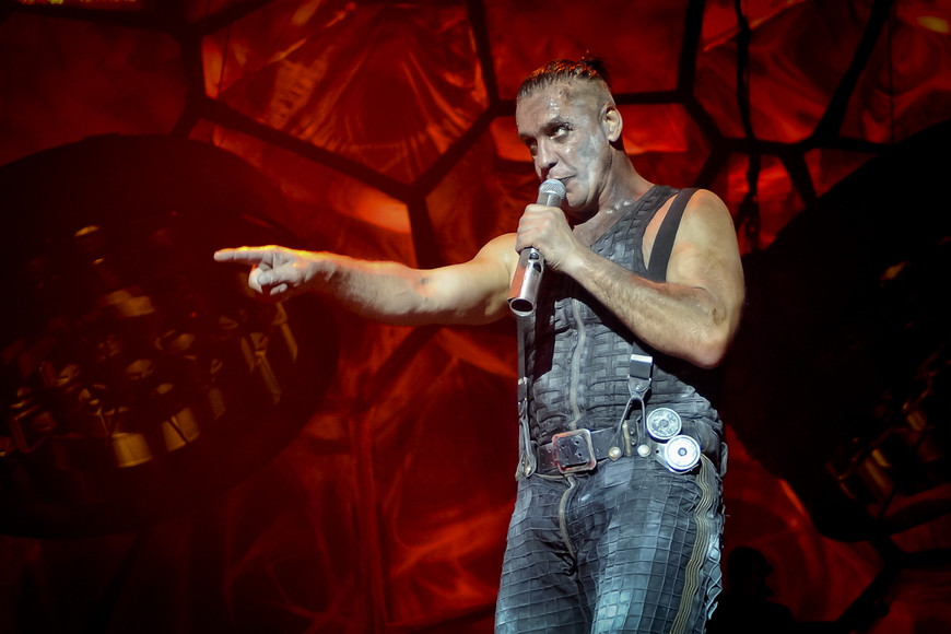 Rammstein w ERGO Arenie w Gdańsku (fot. Artur Rawicz/Onet.)