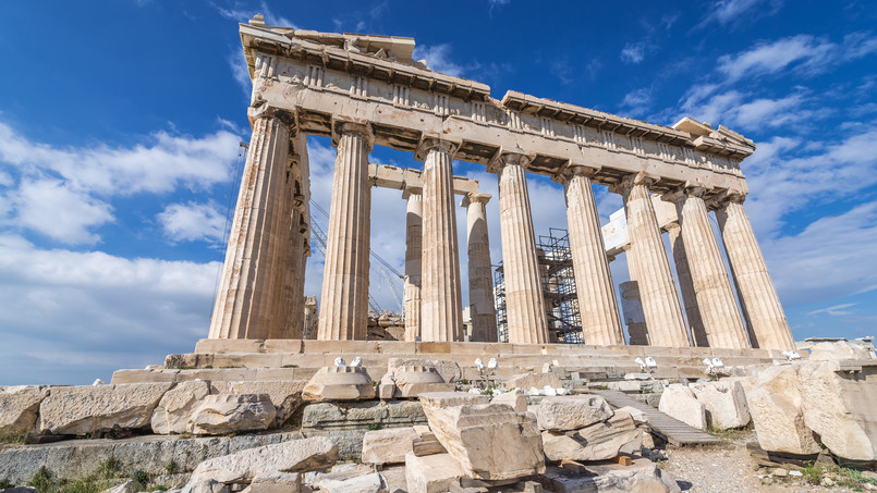 Akropol w Atenach, stolicy Grecji