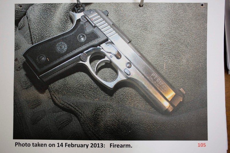 Pistolet, z którego zginęła Reeva Steenkamp...