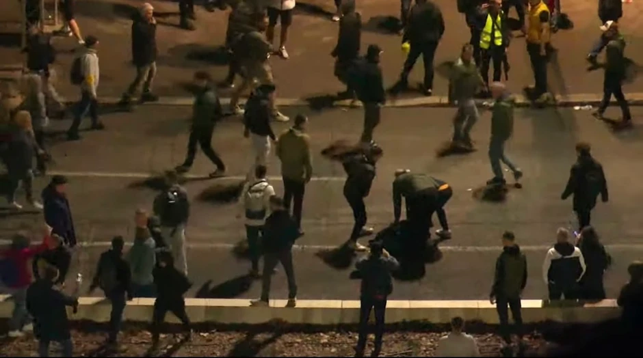 Tuča na Trgu Nikole Pašića