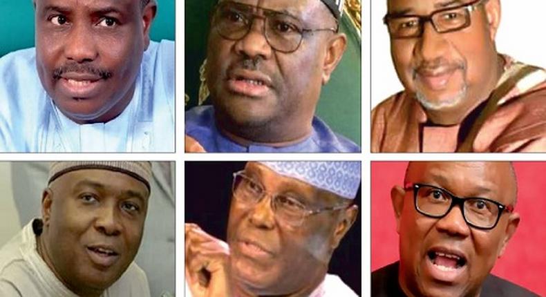 PDP 2023 Presidential aspirants (The Nation)
