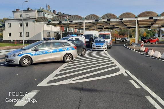 Bus z nielegalnymi migrantami zatrzymany w Kostrzynie nad Odrą