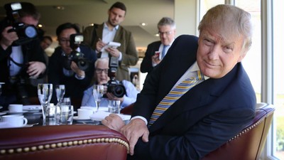 Donald Trump Visits Turnberry Golf Club