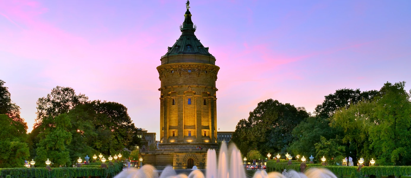 Wieża ciśnień - symbol Mannheim © DZT/Francesco Carovillano