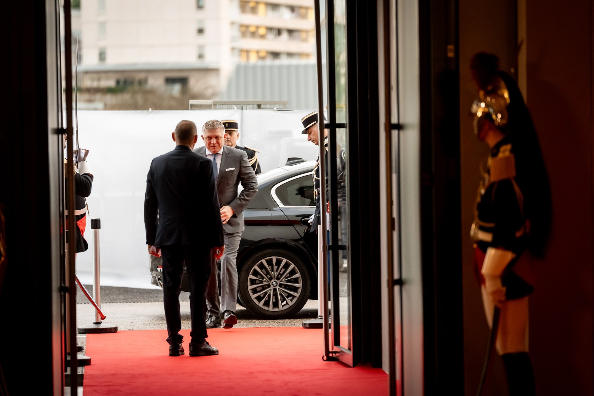 Predseda vlády Robert Fico (Smer-SD) na samite jadrovej energetiky v Paríži.