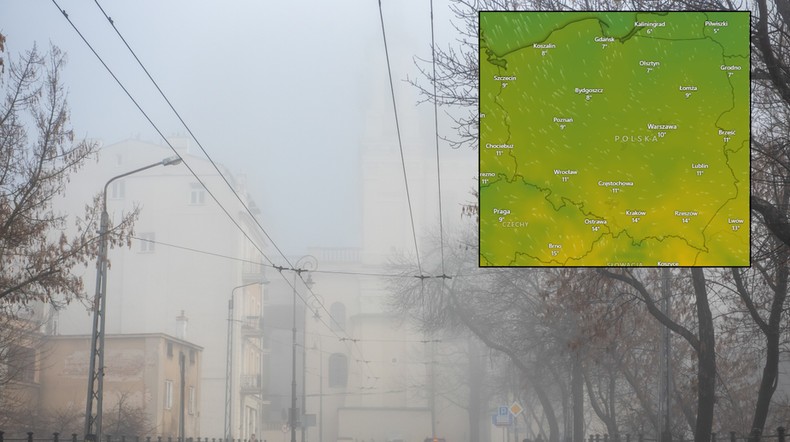 Dziś czeka nas spokojna pogoda, choć rano miejscami może być mglisto (mapa: WINDY)