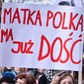 Protest przeciwko zakazowi aborcji w Gdansku