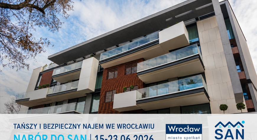- Powołaliśmy w naszym mieście SAN, bo widzimy w nim konkretne wsparcie dla osób o średnich i niższych dochodach, które dostają ofertę stabilnego, bezpiecznego najmu – mówi Karol Smoliński, dyrektor Wydziału Mieszkalnictwa Urzędu Miejskiego.