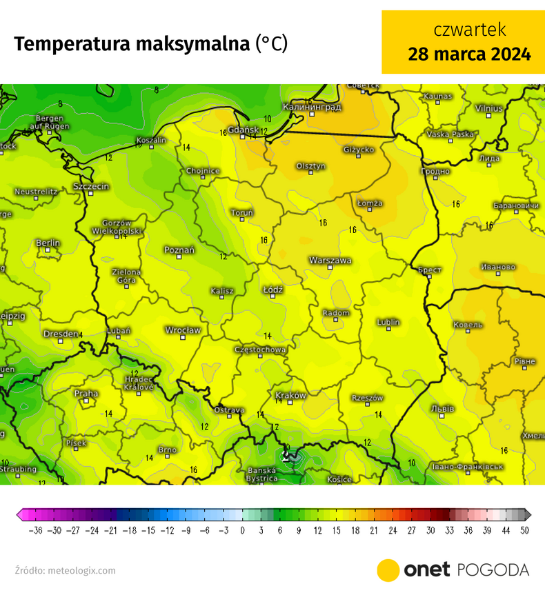 Najcieplej będzie dość nietypowo na wschodzie i północnym wschodzie