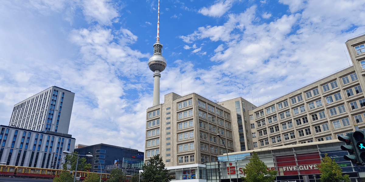 Panorama centrum Berlina.