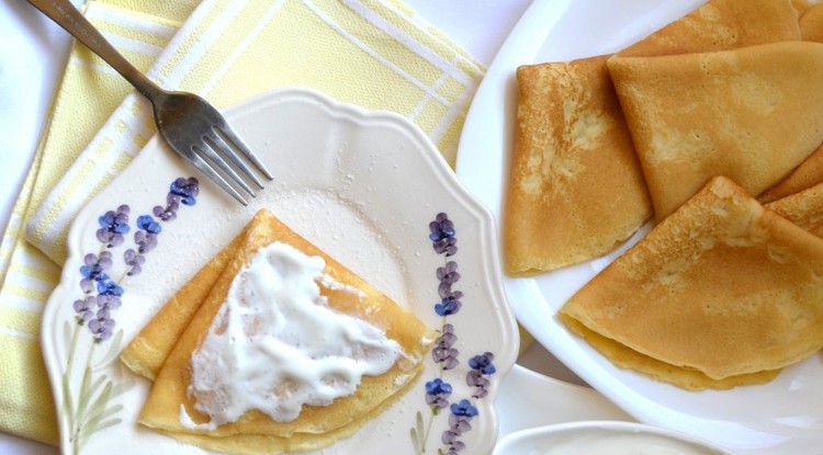 Rupáner-konyha: Bögrés, forrázott palacsinta recept Fotó: Rupáner-Gallé Margó