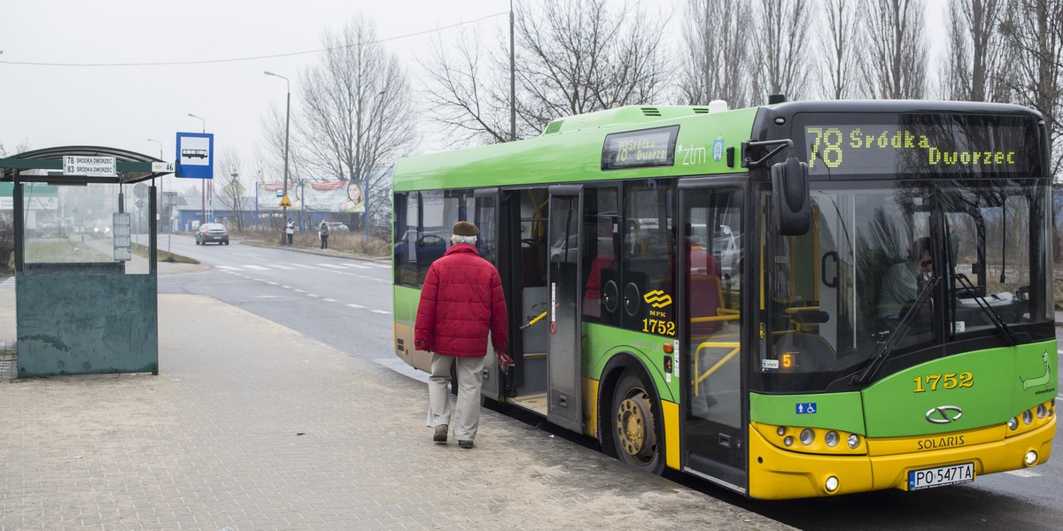 autobus przystanek poznań