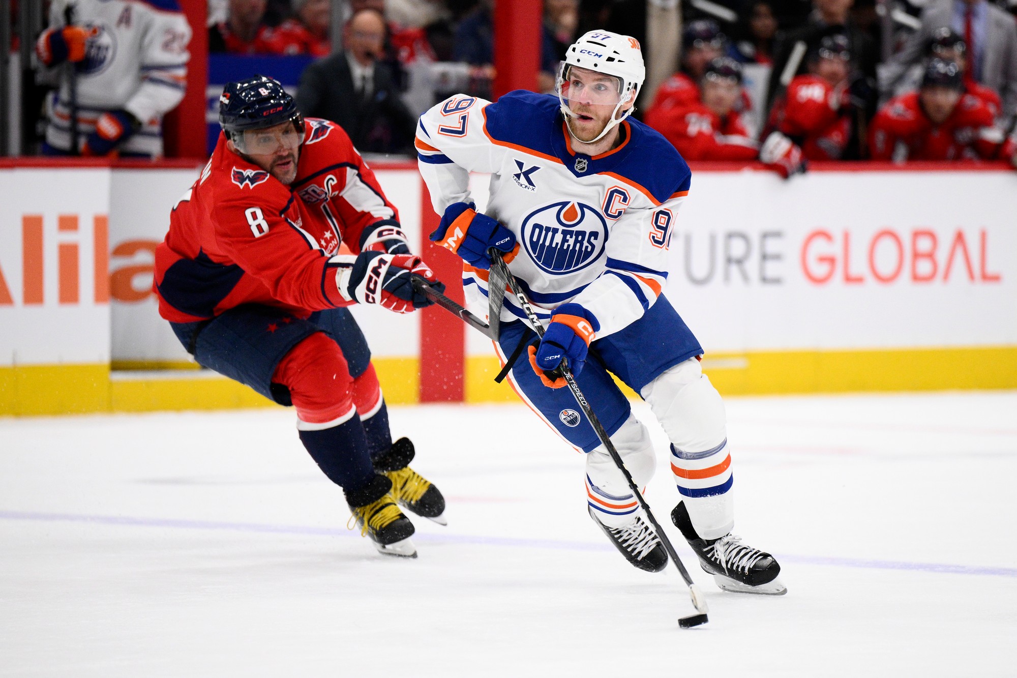 Zápas NHL: Washington Capitals - Edmonton Oilers.