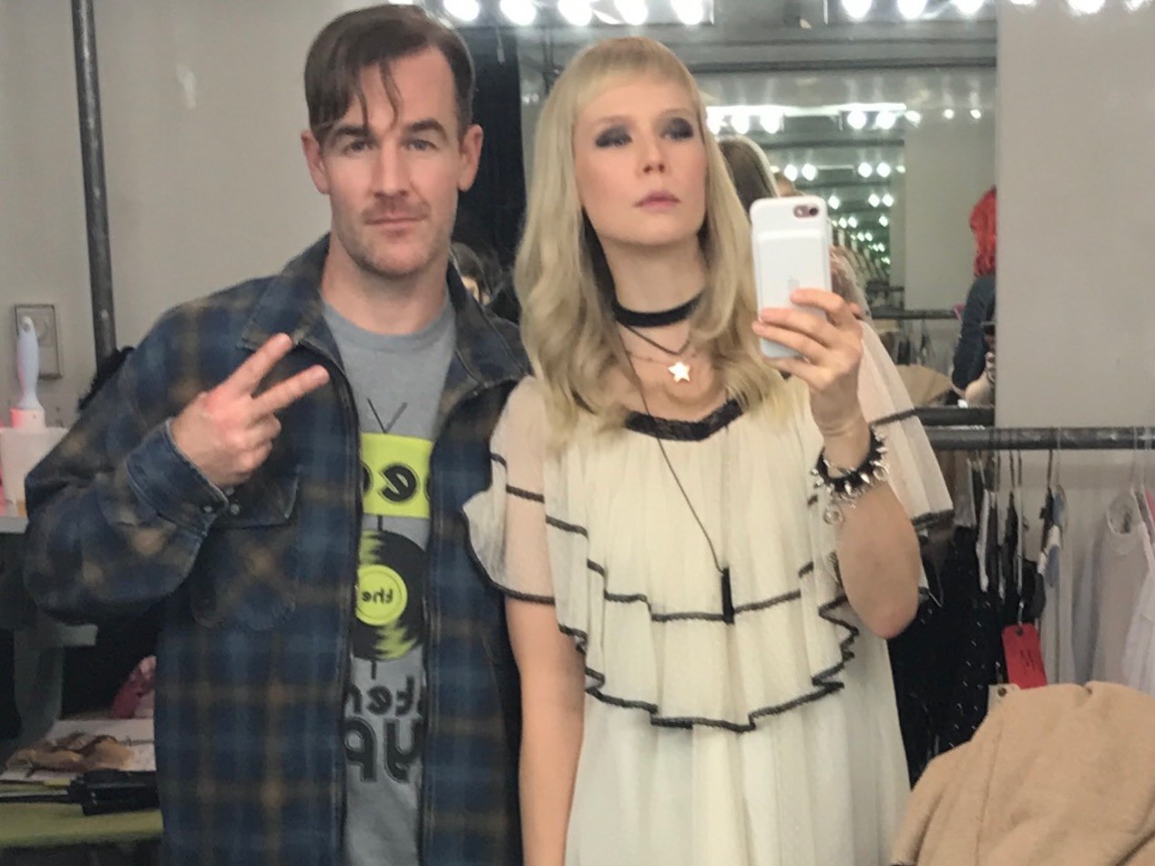Erin Fetherston a herec James Van Der Beek.