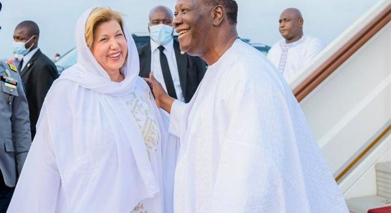 Pr Alassane Ouattara et la première dame - Ramadan