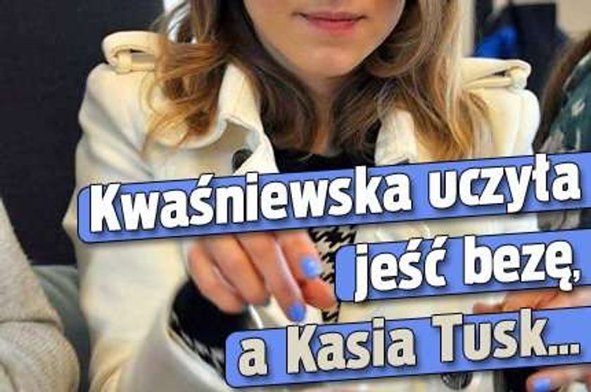 Kwaśniewska uczyła jeść bezę, a Kasia Tusk...