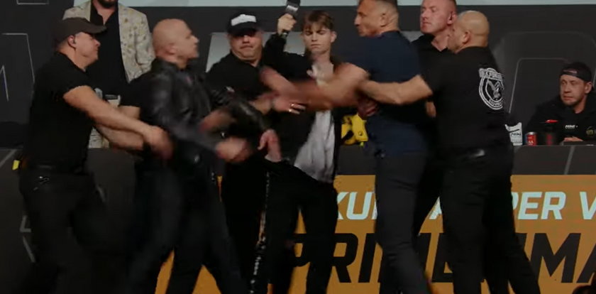 Awantura na konferencji PRIME SHOW MMA 6. Paweł Jóźwiak pobił się z Jackiem Murańskim [WIDEO]