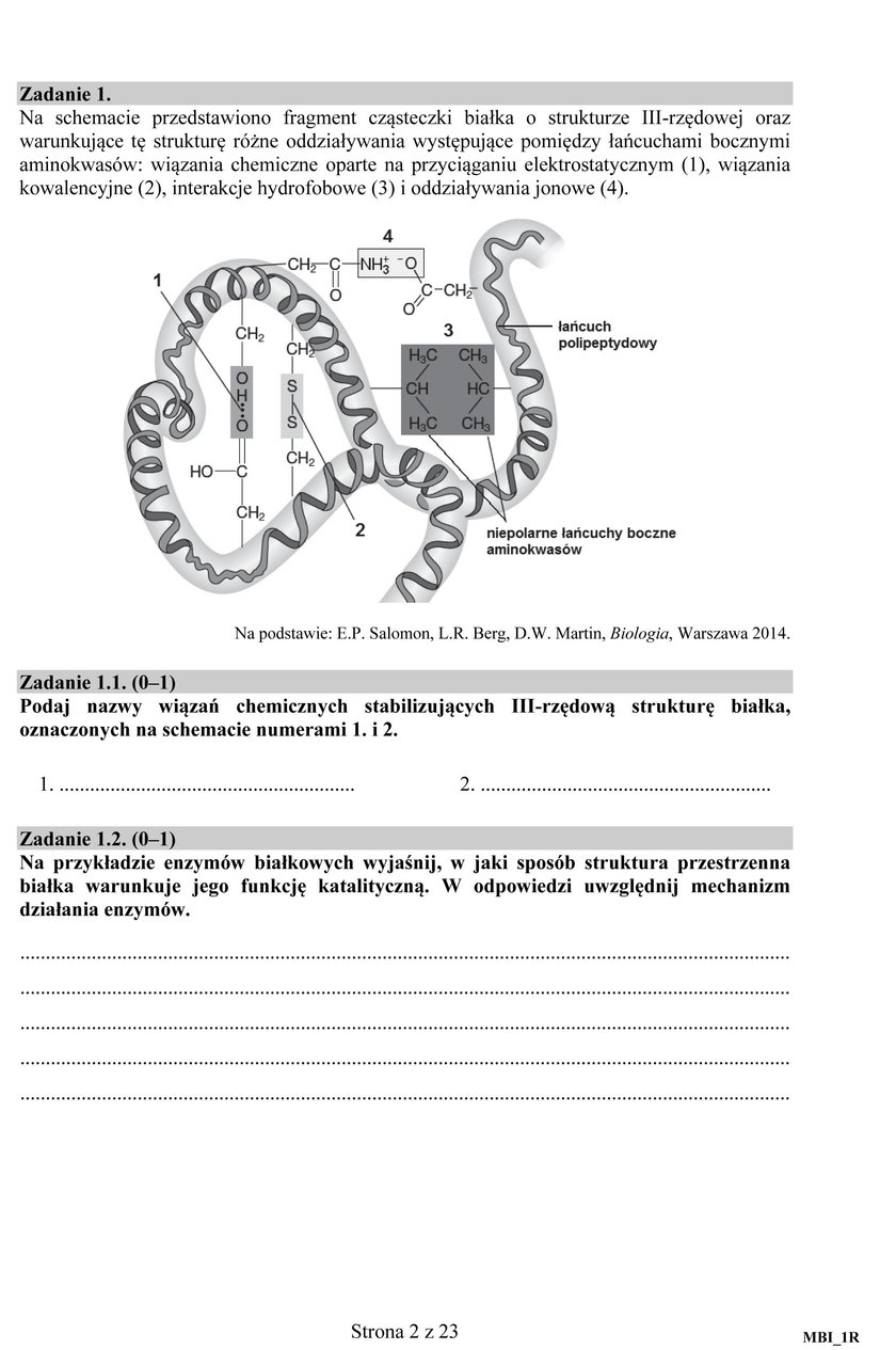 Matura 2017 z biologii poziom rozszerzony. Nowa formuła. Odpowiedzi