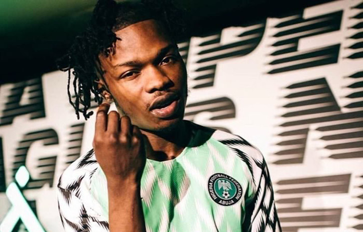 Naira Marley in the video for 'Issa Goal' which features rappers, Olamide and Lil Kesh. (YouTube/Naira Marley)