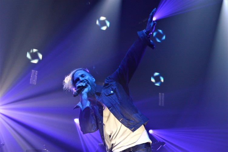 Organek podczas koncertu Dawida Podsiadło - koncert na warszawskim Torwarze, 9 grudnia 2016