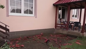Srušen krov na jendoj od kuća