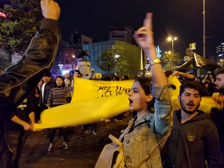 Protesty w Stambule. fot. Twitter