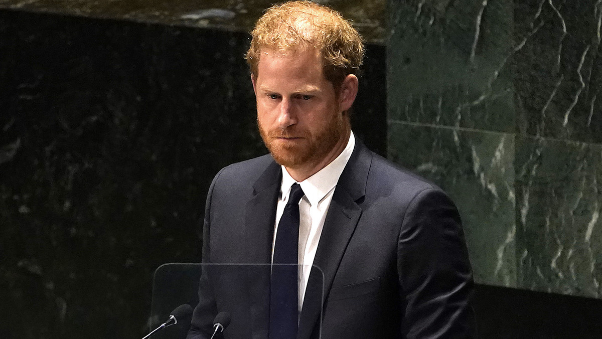 Książę Harry udawał w trakcie spotkania ONZ? "Miał ataki paniki"
