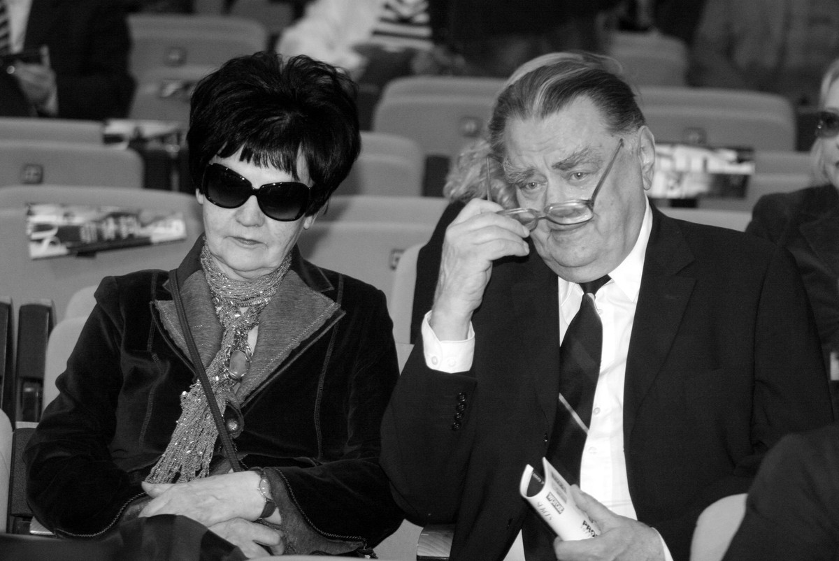 Jan Olszewski z żoną