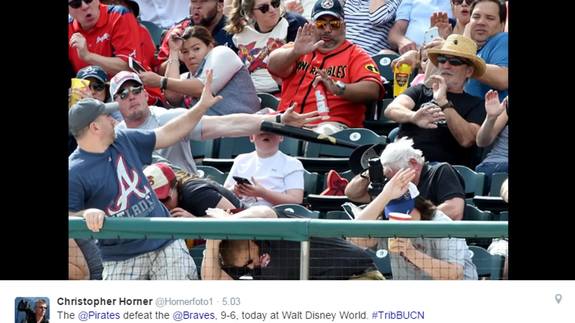 Bohater z trybun uratował życie chłopca podczas meczu baseballa