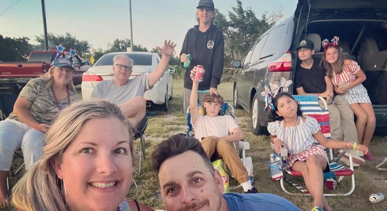 Jennifer and Chuck Balek moved their blended family from Camarillo, California to Rockwall, Texas in April 2021.Courtesy of Jennifer Balek.