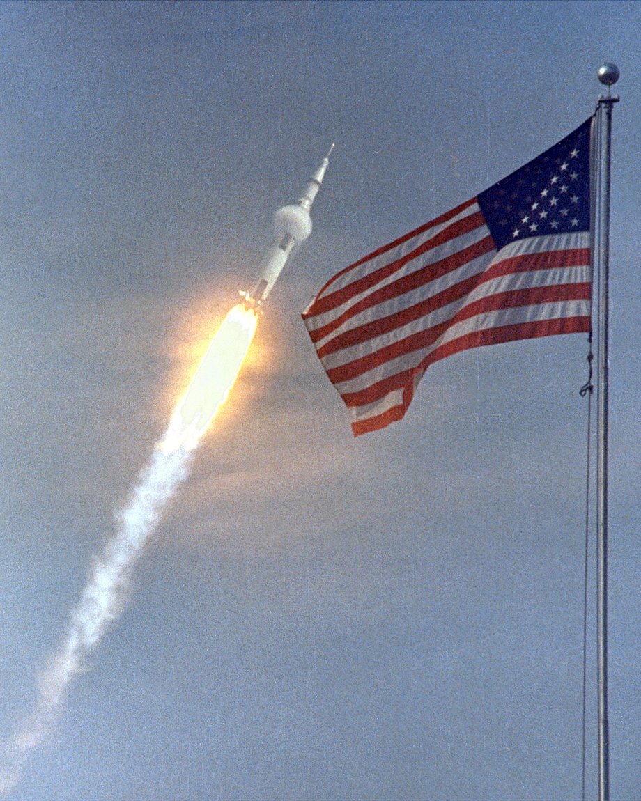 Start Apollo 11, 16 lipca 1969 roku.