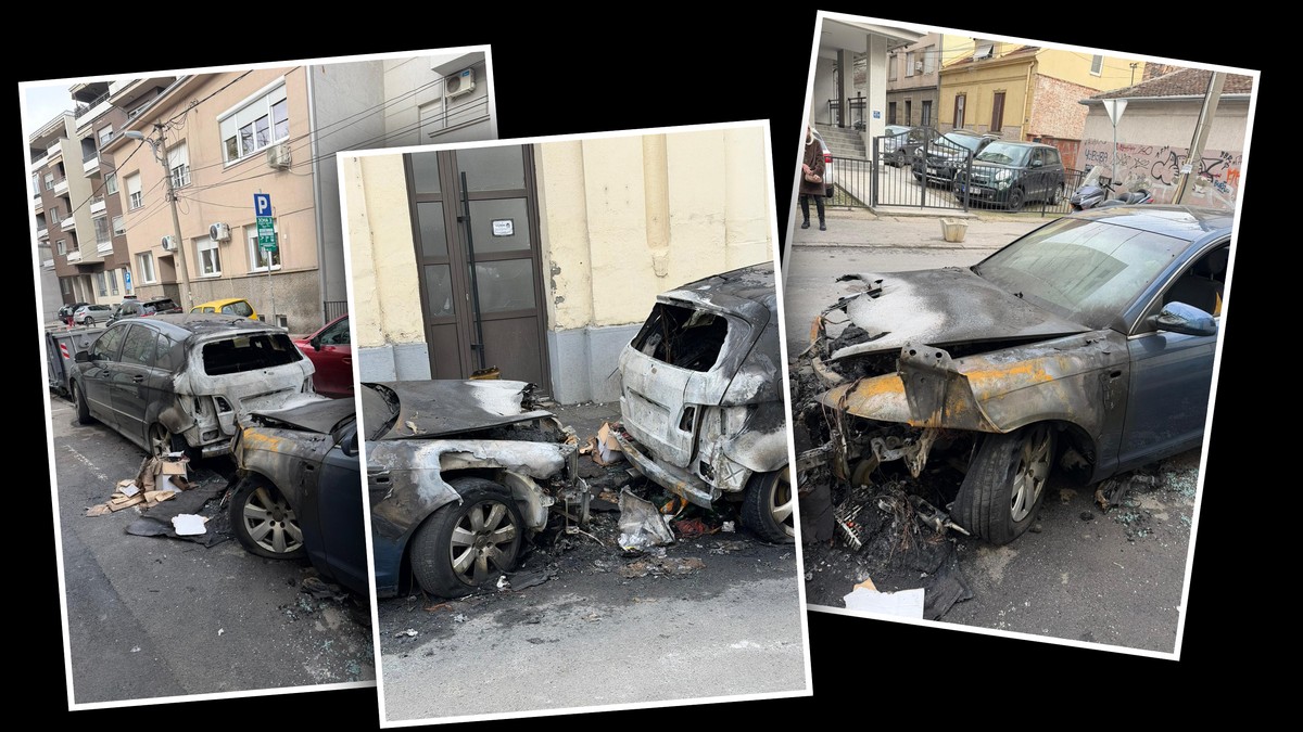 Zapaljen automobil na Vračaru