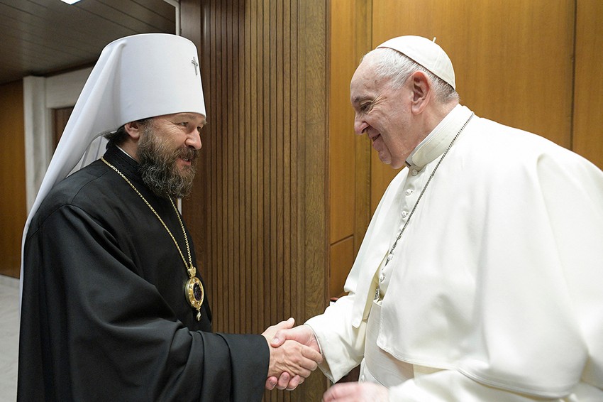 Mitropolit Ilarion i papa Franja