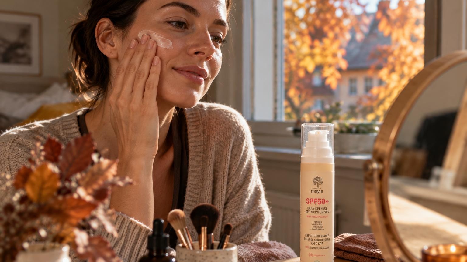 De ce ai nevoie de o cremă de zi cu SPF chiar și în zilele mohorâte de toamnă