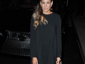 Sarah Jessica Parker feketében a New York-i divathéten