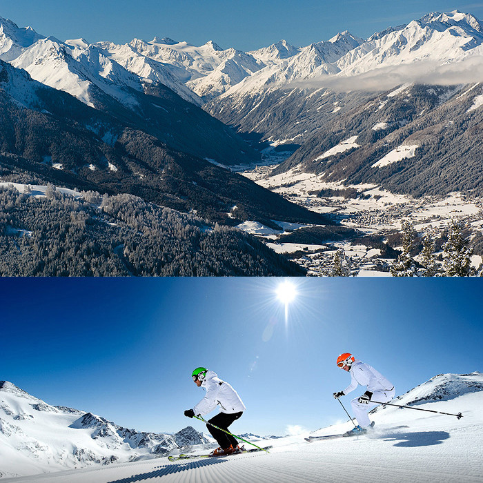 Austria - zima w Dolinie Sztubajskiej (Stubaital)