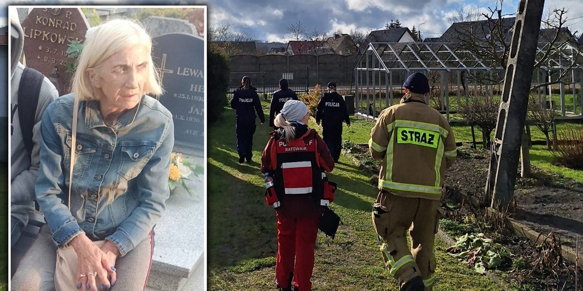 Policjanci szukają 69-letniej Wiesławy Majewskiej z Lęborka. Kobieta była widziana po raz ostatni w czwartek, 22 lutego przy stacji paliw Orlen w Lęborku.